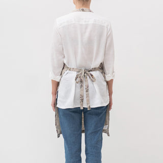 Meadow on Natural Linen Daily Apron - Linen Tales 3
