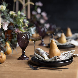 Meadow on Natural Linen Napkins Set of 2 - Linen Tales 4