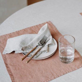 Melange Lightweight Linen Napkins Set of 2 - Linen Tales 4