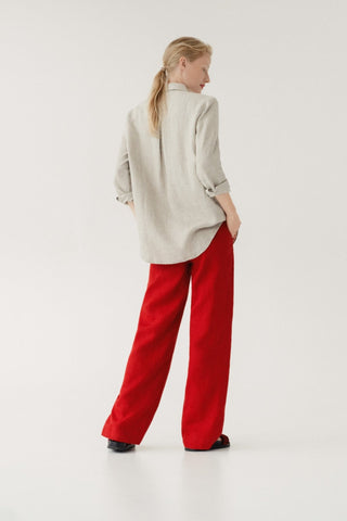 Melange Linen Azalea Shirt - Linen Tales 4