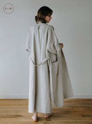 Melange Linen Blend Gown - Linen Tales 3