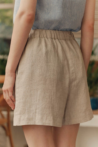 Melange Linen Hip - Hop Shorts - Linen Tales 3