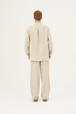 Melange Linen Larch Shirt - Linen Tales Global 5