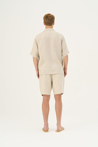 Melange Linen Libertas Shirt - Linen Tales Global 4