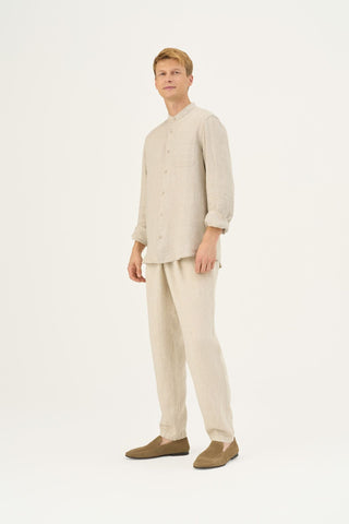 Melange Linen Magnus Trousers - Linen Tales Global 6