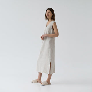 Melange Linen Nasturtium Nightdress - Linen Tales 3