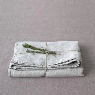 Melange Linen Flat Sheet - Linen Tales 