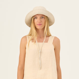 Melange Linen Solaris Hat - Linen Tales Global 