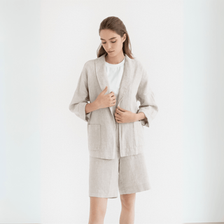 Melange Linen Sonata Jacket - Linen Tales 
