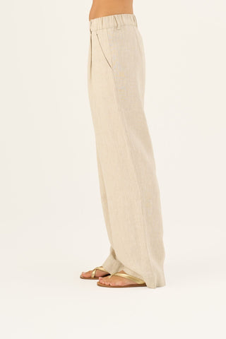Melange Linen Willow Trousers - Linen Tales Global 7