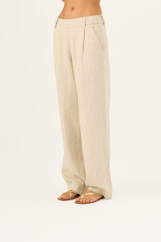 Melange Linen Willow Trousers - Linen Tales Global 6