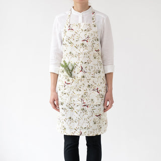 Mistletoe Linen Daily Apron - Linen Tales Global 