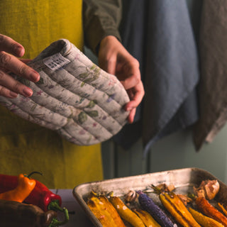 Moss Green Linen Daily Apron - Linen Tales 3