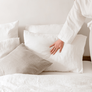 Must - Have White European Linen Bedding Bundle - Linen Tales Global 