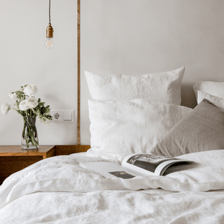 Must - Have White European Linen Bedding Bundle - Linen Tales Global 3