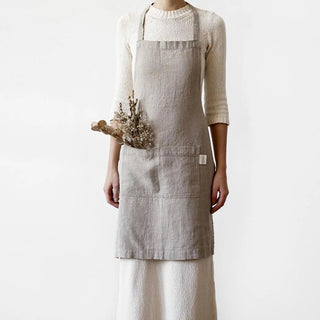 Natural Linen Daily Apron - Linen Tales 