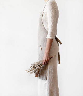 Natural Linen Daily Apron - Linen Tales 