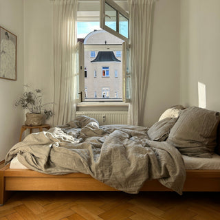 Natural Linen Duvet Cover Set - Linen Tales 