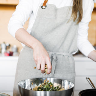 Natural Linen Luxury Apron - Linen Tales 3