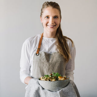 Natural Linen Luxury Apron - Linen Tales 4