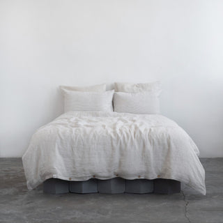 Natural Stripes Linen Duvet Cover Set - Linen Tales 6