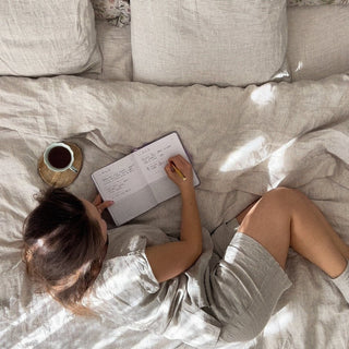 Natural Stripes Linen Duvet Cover - Linen Tales 3