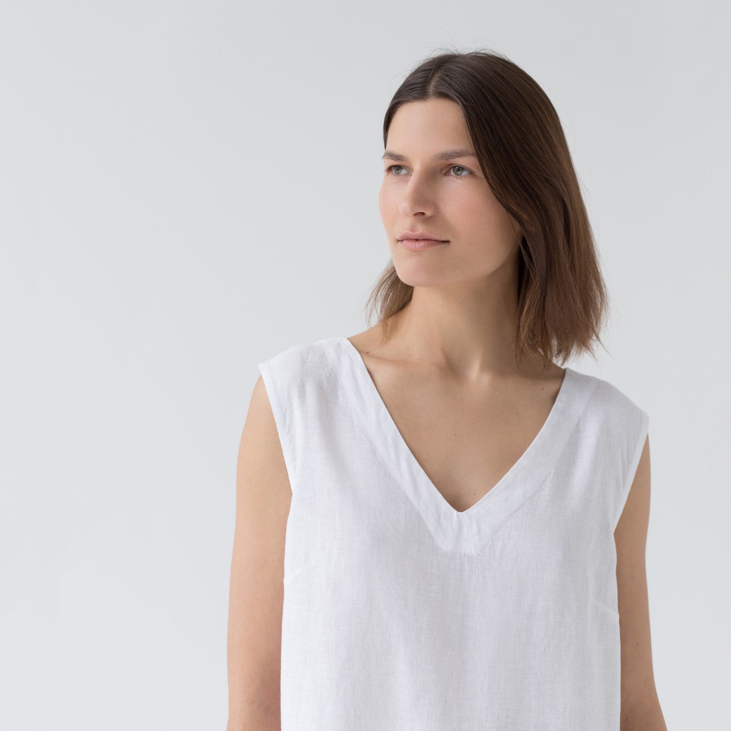 white linen night dress High-Quality French Linen Nightshirts