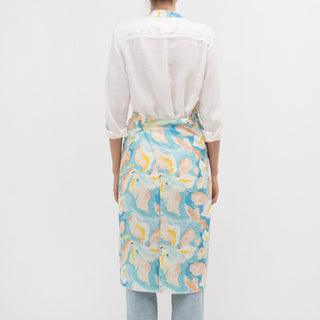 Pastel Iris Linen Chef Apron - Linen Tales 3