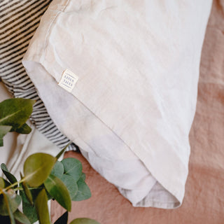Silver Linen Pillowcase - Linen Tales Global 3