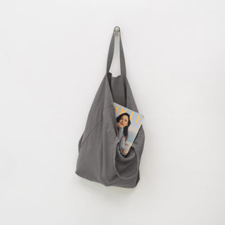 Stone Linen Big Bag - Linen Tales 