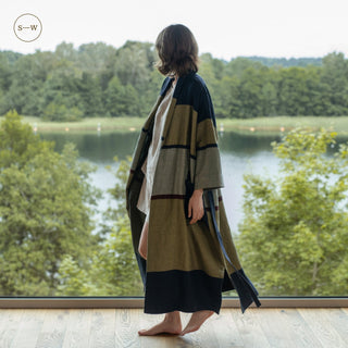 Stripe Linen Blend Gown - Linen Tales 5