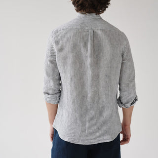 Stripe Linen Snapdragon Shirt - Linen Tales Global 3