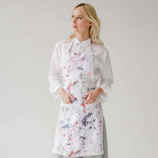 Watercolour Linen Daily Apron - Linen Tales 5