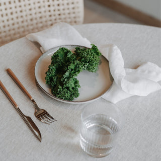 White Lightweight Linen Napkins Set of 2 - Linen Tales 3