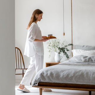 White Linen Pillowcase - Linen Tales 3