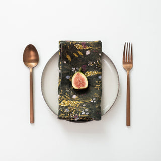 Woodland Linen Napkins Set of 2 - Linen Tales 