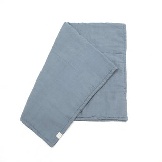 Blue Fog Kids Washed Linen Blanket / Quilt 3