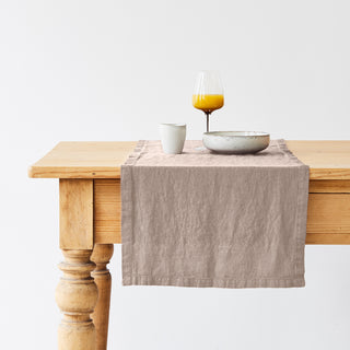 Portobello Washed Linen Table Runner 