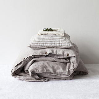 Melange Washed Linen Duvet Cover 1