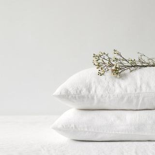 White Washed Linen Pillowcase 1