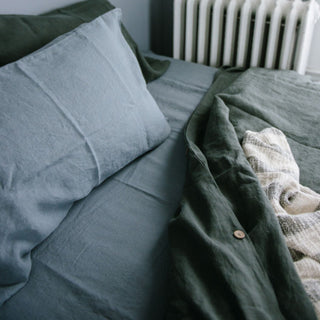 Blue Fog Linen Pillowcase 3
