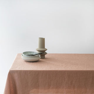 Cafe Creme Lightweight Linen Tablecloth 3
