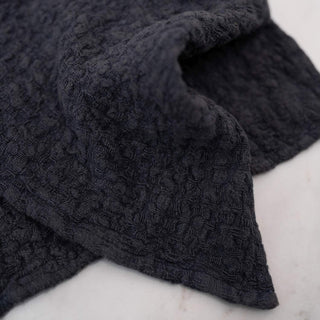 Set of 2 Dark Grey Linen Dishcloths 6