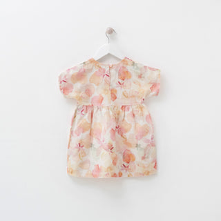 Kids Floral Linen Partridge Dress 2