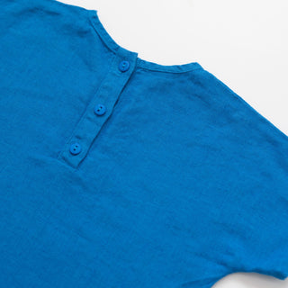 Kids French Blue Linen Wood Grouse T-shirt 8