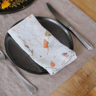 Taupe Washed Linen Placemat 5