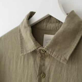 Khaki Linen Yew Shirt 5