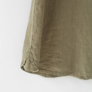 Khaki Linen Yew Shirt 6