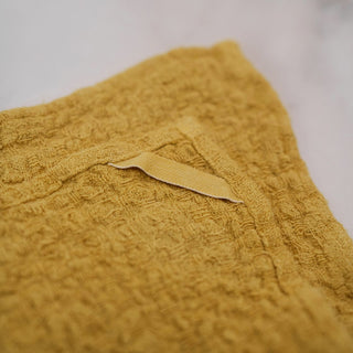 Set of 2 Lemon Curry Linen Dishcloths 4