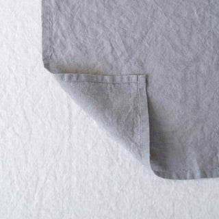 Light Grey Lightweight Linen Tablecloth 5